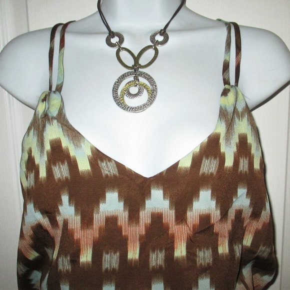 CITY TRIANGLES MULTI COLOR SIZ MED DRESS - Picture 1 of 8